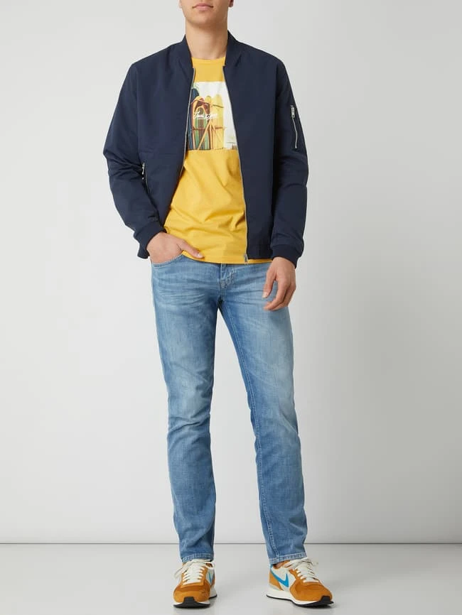 Jack & Jones Bomber Mit Reißverschlusstaschen Modell 'Erusch' - Dunkelblau 3 Jack & Jones Bomber Mit Reißverschlusstaschen Modell 'Erusch' - Dunkelblau