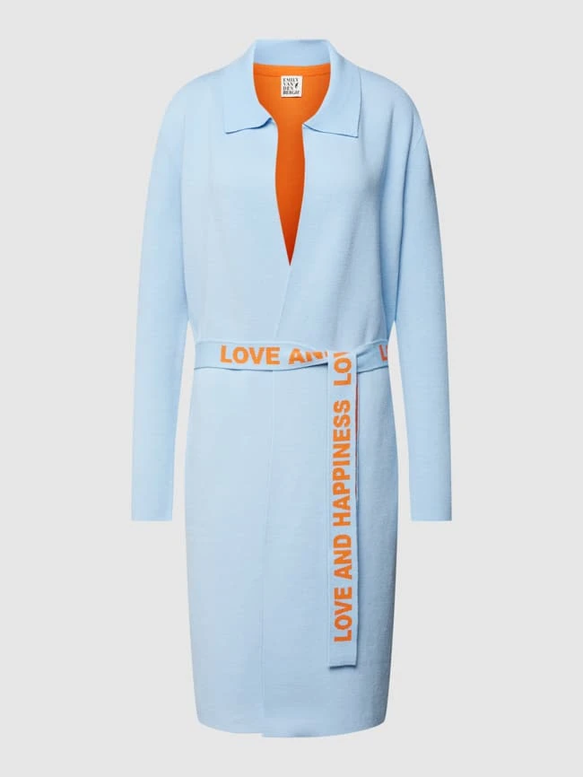 Emily Van Den Bergh Knielanges Kleid Mit Statement-Print - Hellblau 4 Emily Van Den Bergh Knielanges Kleid Mit Statement-Print - Hellblau – Bild 2