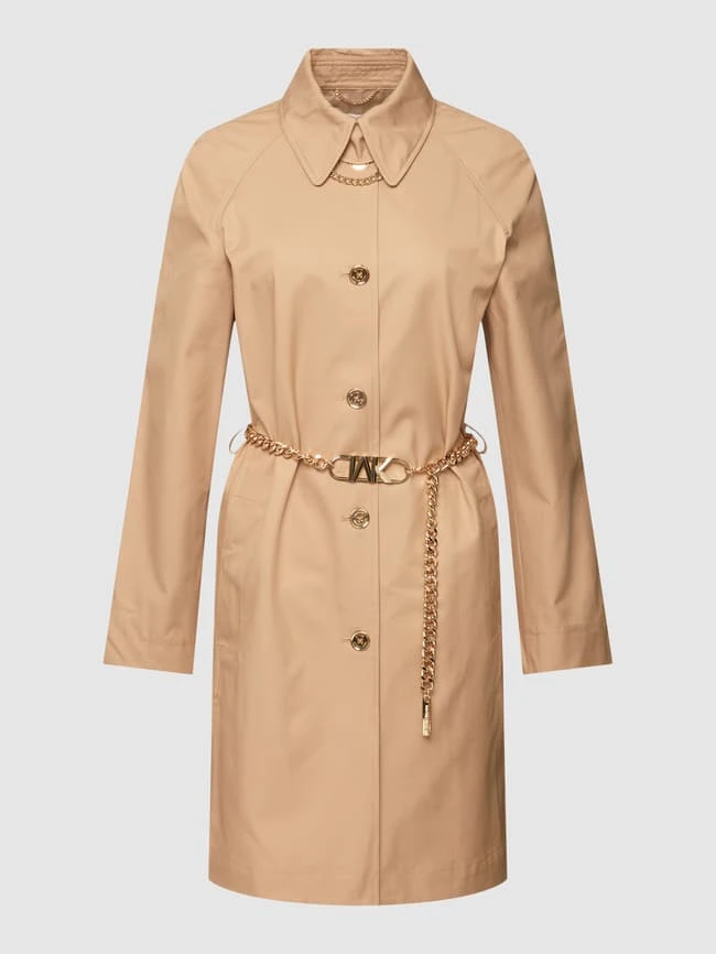 MICHAEL Michael Kors Trenchcoat Mit Umlegekragen - Sand 4 MICHAEL Michael Kors Trenchcoat Mit Umlegekragen - Sand – Bild 2
