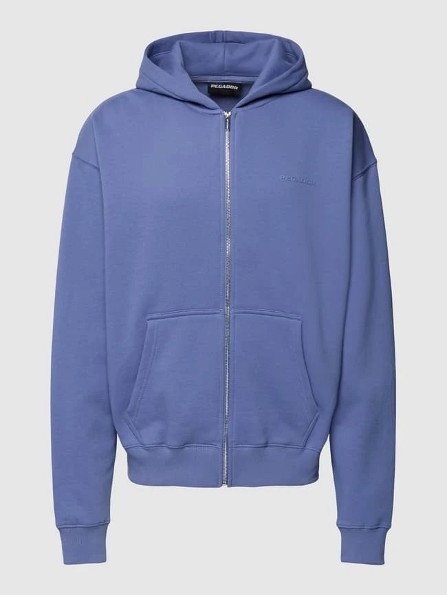 Pegador Oversized Sweatjacke Mit Kapuze Modell 'Logo' - Flieder 4 Pegador Oversized Sweatjacke Mit Kapuze Modell 'Logo' - Flieder – Bild 2