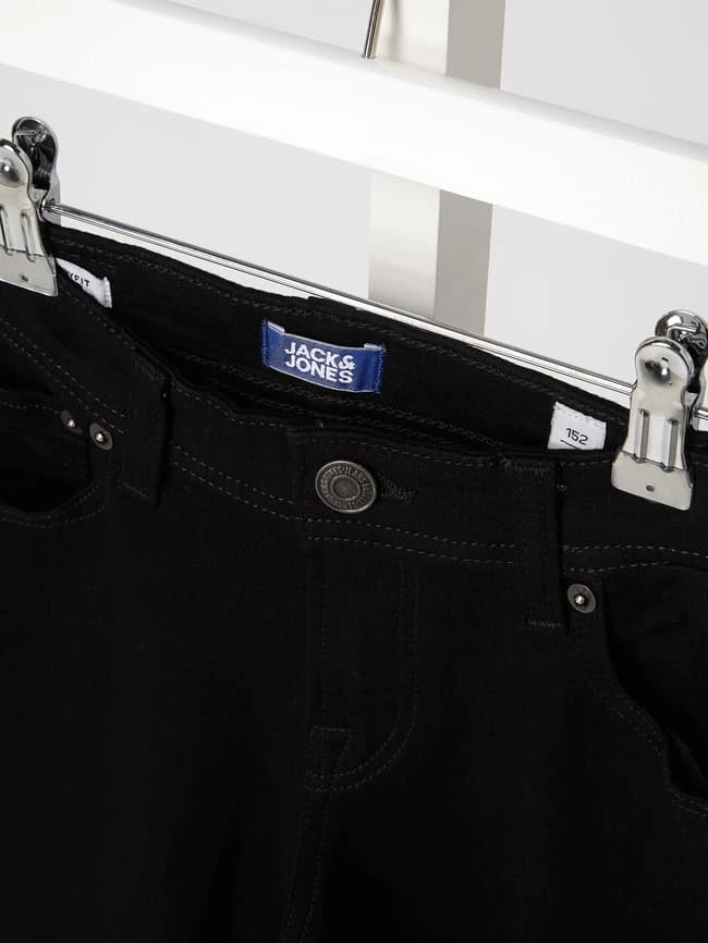 Jack & Jones Coloured Skinny Fit Jeans - Schwarz 4 Jack & Jones Coloured Skinny Fit Jeans - Schwarz – Bild 2