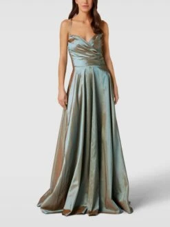 Luxuar Abendkleid Mit Herz-Ausschnitt - Grün