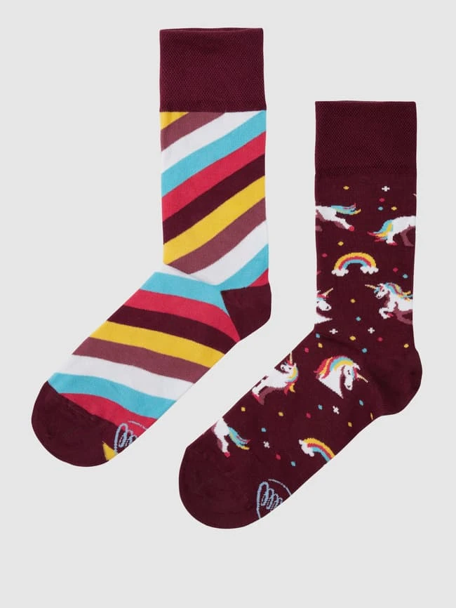 Many Mornings Socken Mit Allover-Muster - Bordeaux Rot 3 Many Mornings Socken Mit Allover-Muster - Bordeaux Rot