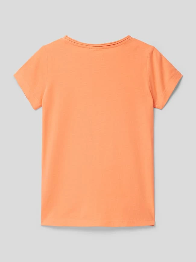 S.Oliver RED LABEL T-Shirt Mit Rundhalsausschnitt - Orange 5 S.Oliver RED LABEL T-Shirt Mit Rundhalsausschnitt - Orange – Bild 3