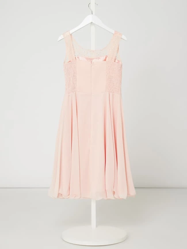 G.O.L. Kleid Mit Ziersteinbesatz - Altrosa 5 G.O.L. Kleid Mit Ziersteinbesatz - Altrosa – Bild 3