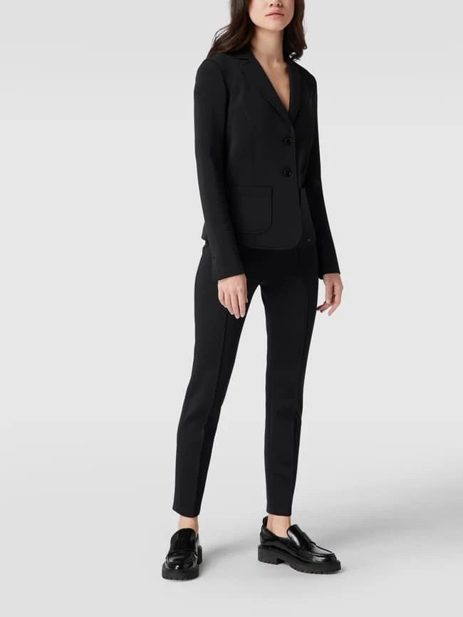 Marc Cain Blazer Mit Reverskragen - Marineblau 3 Marc Cain Blazer Mit Reverskragen - Marineblau