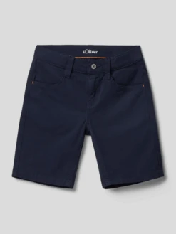 S.Oliver RED LABEL Shorts Im 5-Pocket-Design - Marineblau