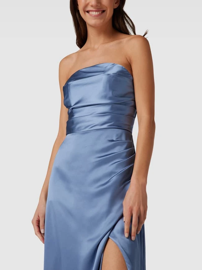 Laona Abendkleid Mit Nahtreißverschluss - Rauchblau 5 Laona Abendkleid Mit Nahtreißverschluss - Rauchblau – Bild 3