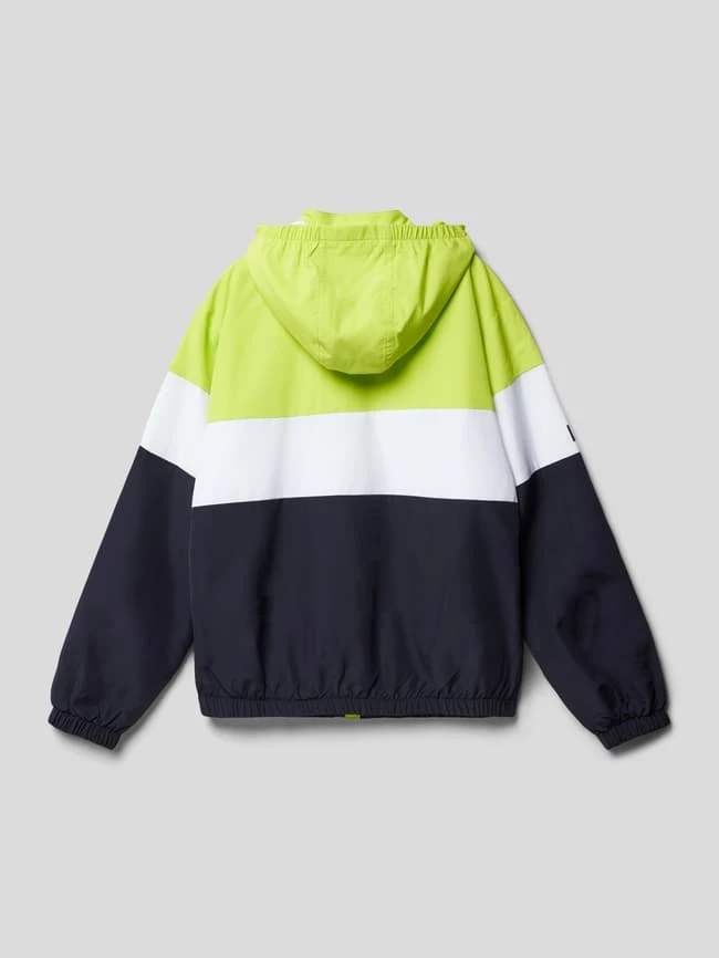 Lacoste Jacke Mit Streifenmuster - Weiß 5 Lacoste Jacke Mit Streifenmuster - Weiß – Bild 3