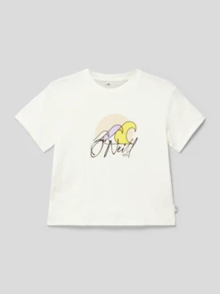 ONeill T-Shirt Mit Rundhalsausschnitt Modell 'ADDY' - Weiß