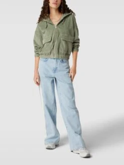 Only Jacke Mit Pattentaschen Modell 'KENZIE' - Schilf