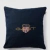 Gant Kissenbezug Mit Label-Stitching - Dunkelblau