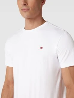 Napapijri T-Shirt Mit Logo-Stitching Modell 'SALIS' - Weiß -Beliebt Bekleidungsgeschäft 89334dac89b4ehhj6db4kl9l8555claf6t3l4l2j9so3aha8ad544k9ka11kiipha52l4eak9pajgdho8co3cp1nccpm8d346cr68dhkcco64o9h6kq38ob464ojachh6srjep8