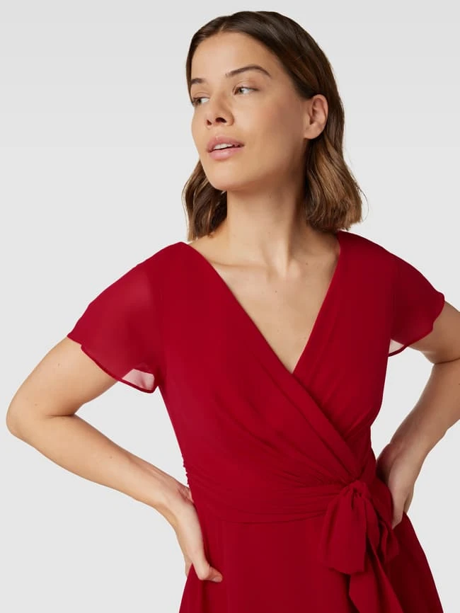 Christian Berg Cocktail Cocktailkleid In Wickel-Optik - Rot 5 Christian Berg Cocktail Cocktailkleid In Wickel-Optik - Rot – Bild 3