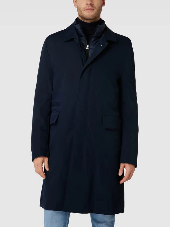 BOSS Mantel Mit Reißverschluss Modell 'Jared' - Marineblau 6 BOSS Mantel Mit Reißverschluss Modell 'Jared' - Marineblau – Bild 4