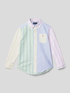 Polo Ralph Lauren Kids Hemd Mit Streifenmuster - Hellgelb