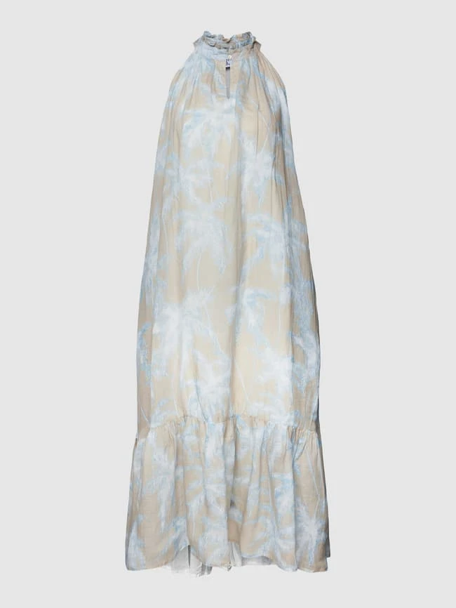 Tonno & Panna Blusenkleid Mit Allover-Muster Modell 'Kate' - Taupe 4 Tonno & Panna Blusenkleid Mit Allover-Muster Modell 'Kate' - Taupe – Bild 2