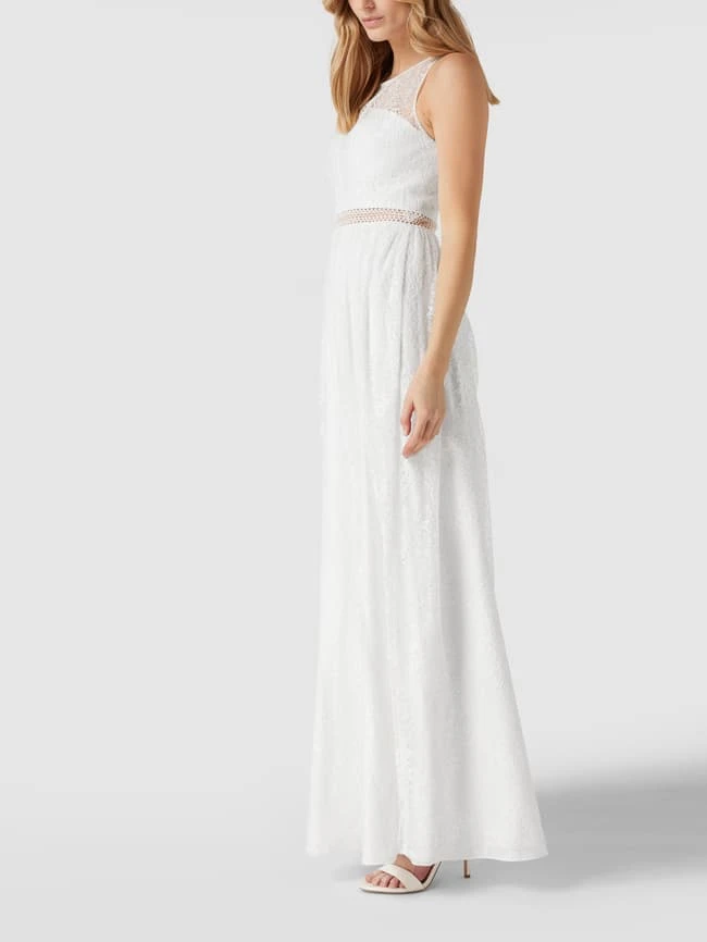 Unique Brautkleid Mit Floraler Spitze - Offwhite 3 Unique Brautkleid Mit Floraler Spitze - Offwhite