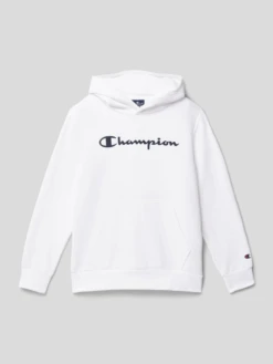 CHAMPION Hoodie Mit Logo-Print - Weiß