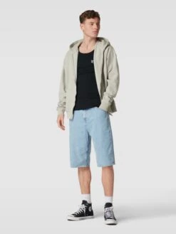 REVIEW Tanktop Mit Label-Stitching - Schwarz