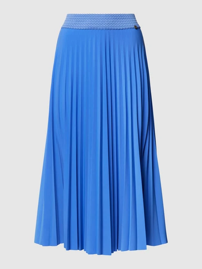 Rich&royal Rich & Royal Midirock Mit Plisseefalten - Royalblau 4 Rich&royal Rich & Royal Midirock Mit Plisseefalten - Royalblau – Bild 2