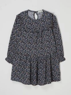 Tom Tailor Kleid Aus Viskose - Marineblau