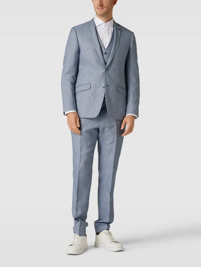 Roy Robson 2-Knopf-Sakko Mit Reverskragen - Blau 3 Roy Robson 2-Knopf-Sakko Mit Reverskragen - Blau