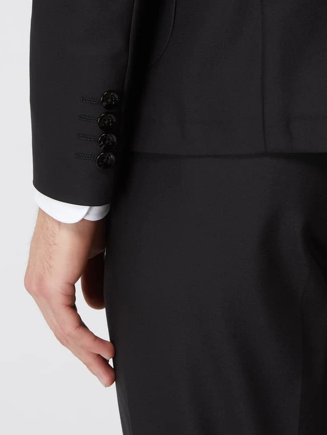 MOS MOSH Slim Fit 2-Knopf-Sakko Mit Stretch-Anteil Modell 'Blair' - Schwarz 8 MOS MOSH Slim Fit 2-Knopf-Sakko Mit Stretch-Anteil Modell 'Blair' - Schwarz – Bild 6