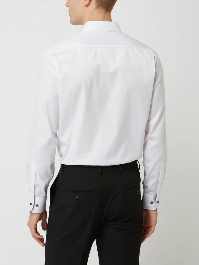 Eterna Regular Fit Business-Hemd Aus Baumwolle - Bügelfrei - Weiß 7 Eterna Regular Fit Business-Hemd Aus Baumwolle - Bügelfrei - Weiß – Bild 5