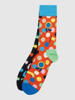 Happy Socks Socken Im 2er-Pack In Geschenkbox - Rot