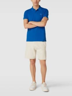 S.Oliver RED LABEL Poloshirt Mit Logo-Stitching - Royalblau