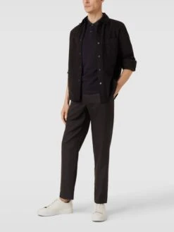 S.Oliver RED LABEL Regular Fit Poloshirt Aus Baumwolle - Schwarz