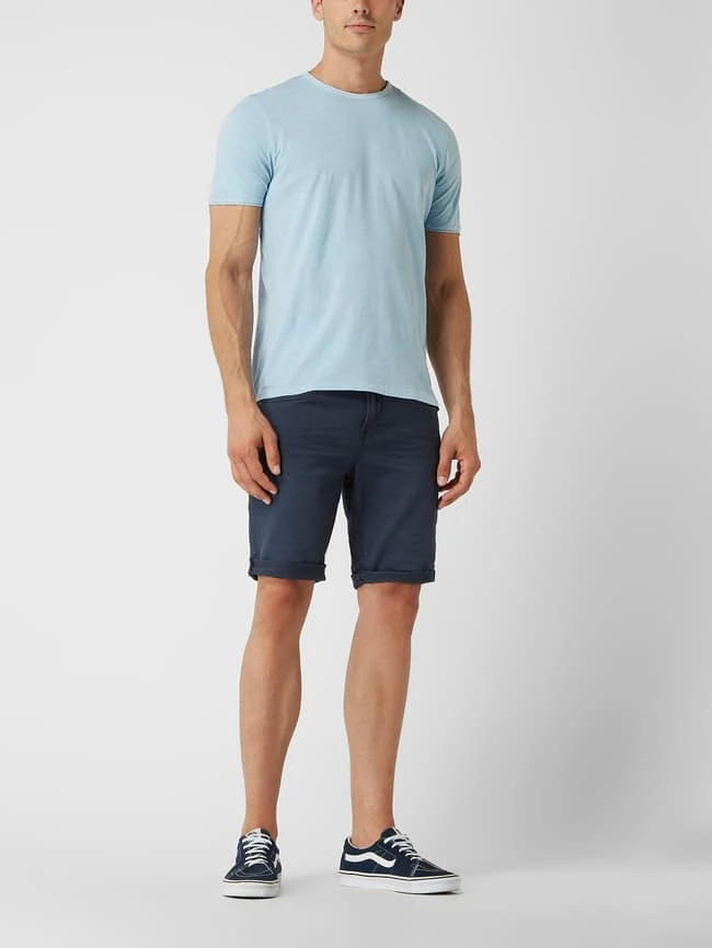 MCNEAL T-Shirt Aus Slub Jersey - Bleu 3 MCNEAL T-Shirt Aus Slub Jersey - Bleu