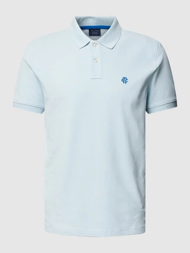 MCNEAL Poloshirt Mit Logo-Stitching - Hellblau 4 MCNEAL Poloshirt Mit Logo-Stitching - Hellblau – Bild 2