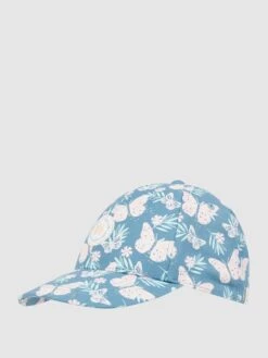 Maximo Cap Mit Allover-Muster - Blau