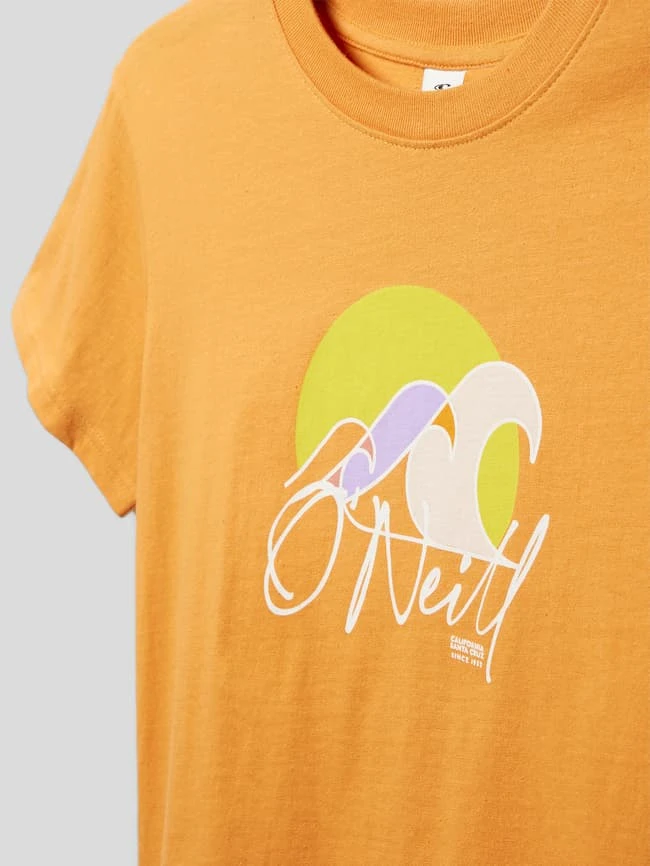 ONeill T-Shirt Mit Rundhalsausschnitt Modell 'ADDY' - Orange 4 ONeill T-Shirt Mit Rundhalsausschnitt Modell 'ADDY' - Orange – Bild 2