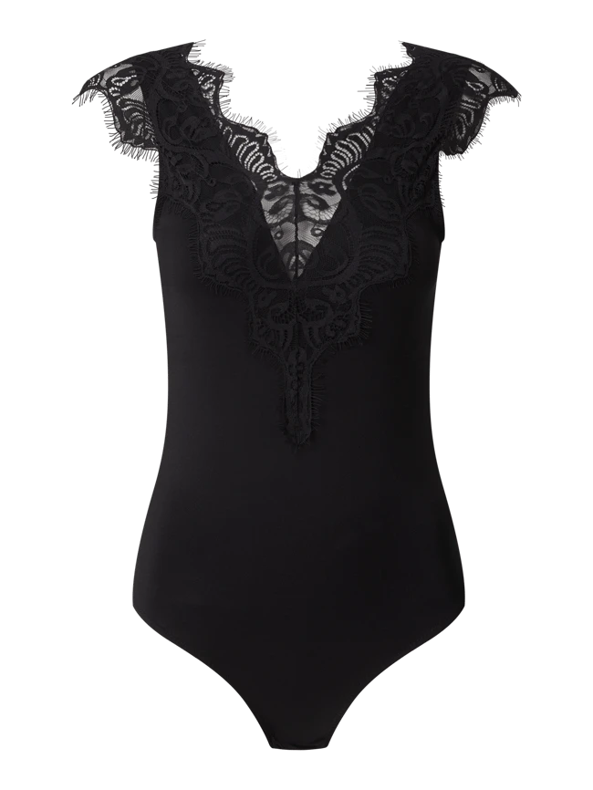 Pieces Body Im Lingerie-Look Modell 'Ilu' - Schwarz 4 Pieces Body Im Lingerie-Look Modell 'Ilu' - Schwarz – Bild 2