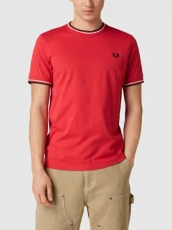 Fred Perry T-Shirt Mit Logo-Stitching - Rot -Beliebt Bekleidungsgeschäft 8kr3aj2f9d346l1m895lcd2i8gqjcgpg60okudak6pa52h9k9kpl4jie9kp5akhkagp30l2b8t54ml27613jidr16orjadpm64s30dhkcos3ge1icdgjie32cgsj6cr668qjicg