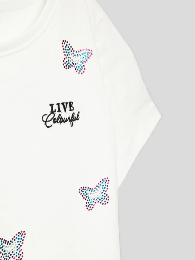 Only T-Shirt Mit Motiv-Print Modell 'KITA' - Offwhite 4 Only T-Shirt Mit Motiv-Print Modell 'KITA' - Offwhite – Bild 2