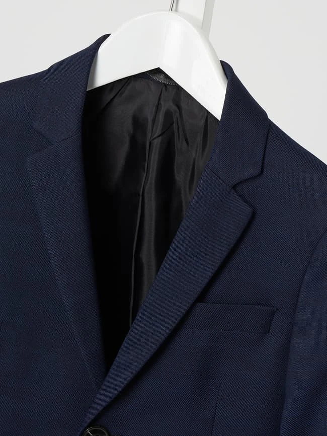 Jack & Jones 2-Knopf-Sakko Mit Woll-Anteil Modell 'Solaris' - Marineblau 4 Jack & Jones 2-Knopf-Sakko Mit Woll-Anteil Modell 'Solaris' - Marineblau – Bild 2