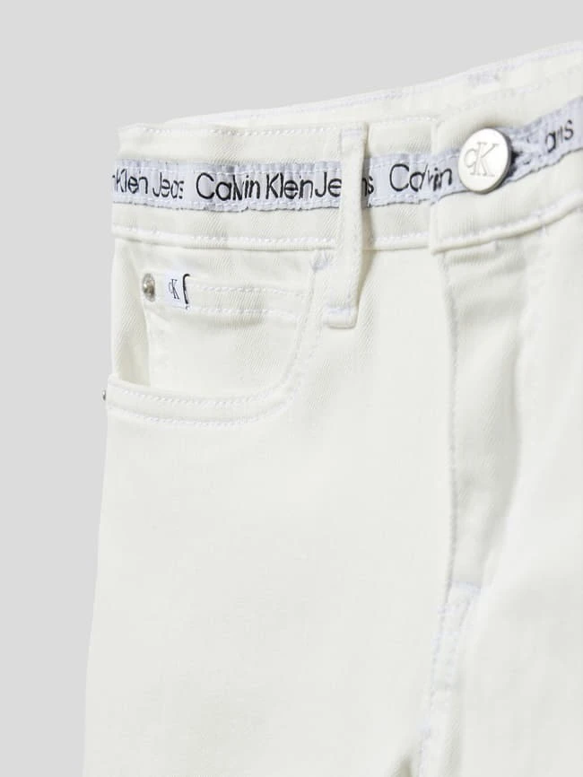 Calvin Klein Jeans Jeans Mit Label-Details - Offwhite 4 Calvin Klein Jeans Jeans Mit Label-Details - Offwhite – Bild 2