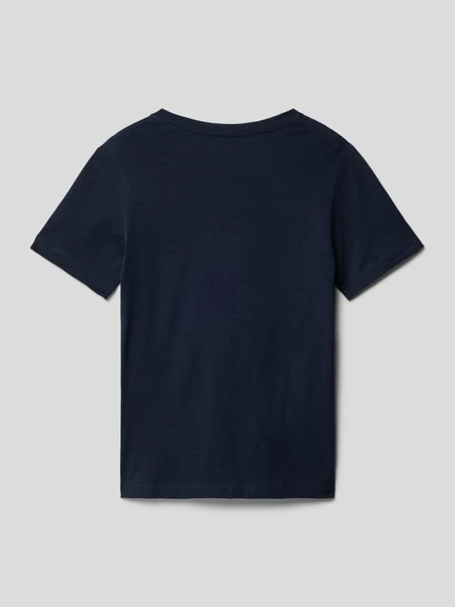 Jack & Jones T-Shirt Aus Baumwolle Mit Label-Detail Modell 'CRAYON' - Marineblau 5 Jack & Jones T-Shirt Aus Baumwolle Mit Label-Detail Modell 'CRAYON' - Marineblau – Bild 3