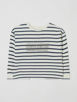 Pepe Jeans Sweatshirt Mit Streifenmuster - Offwhite