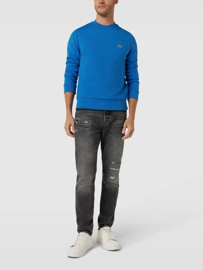 Lacoste Sweatshirt Mit Label-Patch - Royalblau 3 Lacoste Sweatshirt Mit Label-Patch - Royalblau