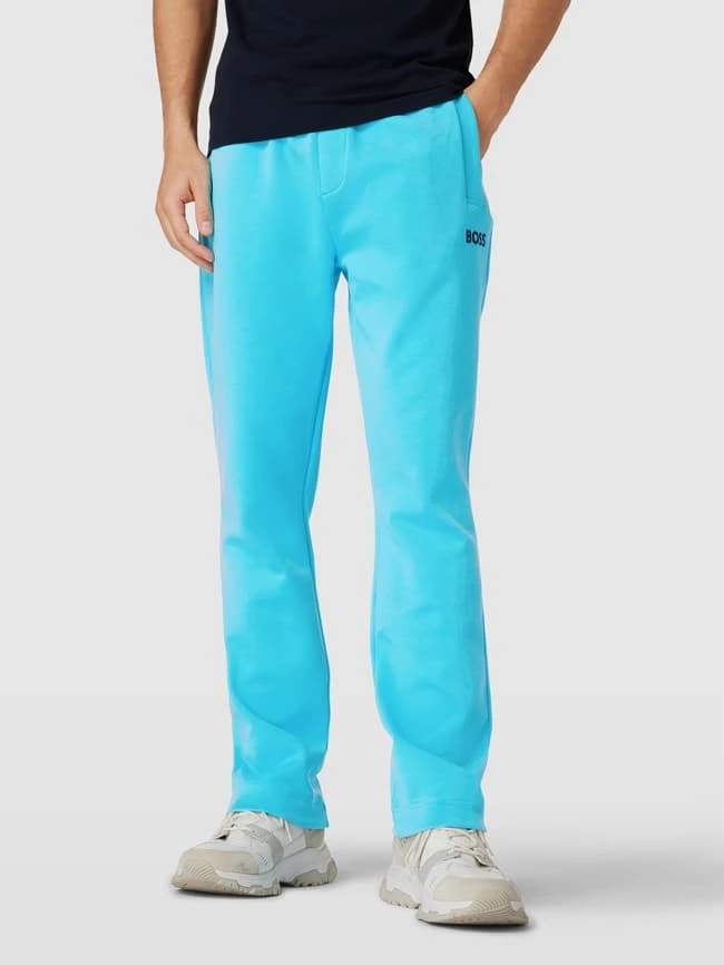 BOSS Green Sweatpants Mit Label-Stitching Modell 'Hadim' - Türkis 6 BOSS Green Sweatpants Mit Label-Stitching Modell 'Hadim' - Türkis – Bild 4