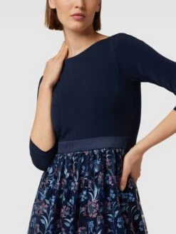 Swing Blusenkleid Mit Allover-Muster - Dunkelblau -Beliebt Bekleidungsgeschäft 8oq32kq799352e2m71250i298h0kel2j61248da588p58cai9cr4ekhk950jaia8ad648d9l6t754hil74o30ohp70rjcd9n68r6ao9k65j3iohg6hh30phlc4sj6cr5c5i6cp8