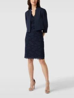 Vera Mont Bolero Mit Stehkragen - Dunkelblau