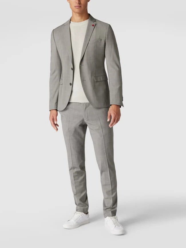 Cinque Anzughose Mit Bügelfalten Modell 'Cimonopoli' - Hellgrau 3 Cinque Anzughose Mit Bügelfalten Modell 'Cimonopoli' - Hellgrau