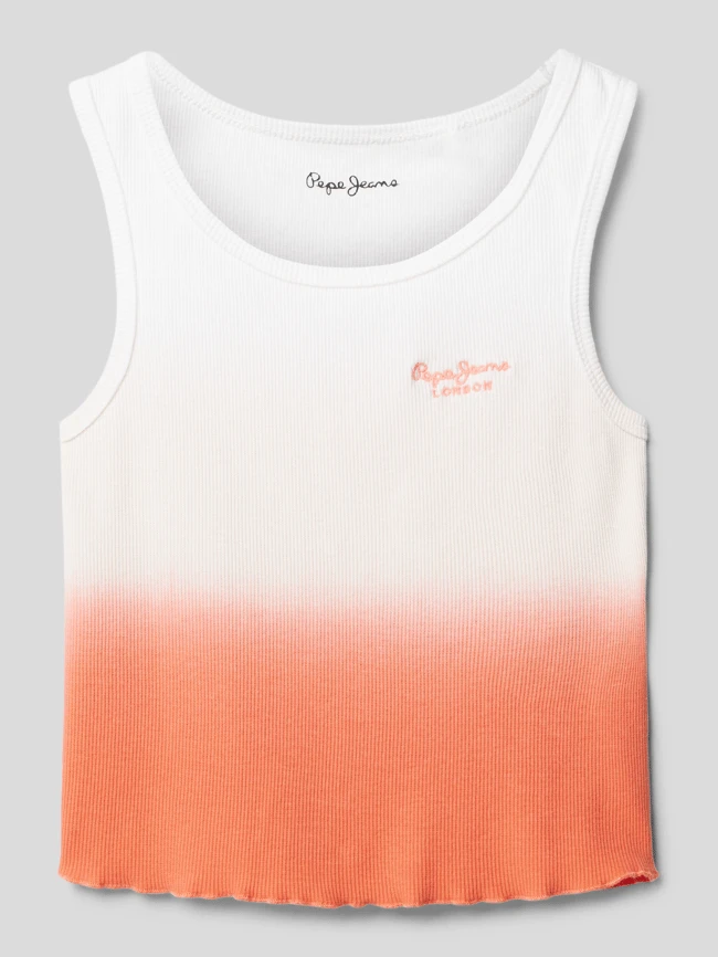 Pepe Jeans Tanktop Mit Label-Stitching Modell 'GARNIER' - Apricot 3 Pepe Jeans Tanktop Mit Label-Stitching Modell 'GARNIER' - Apricot