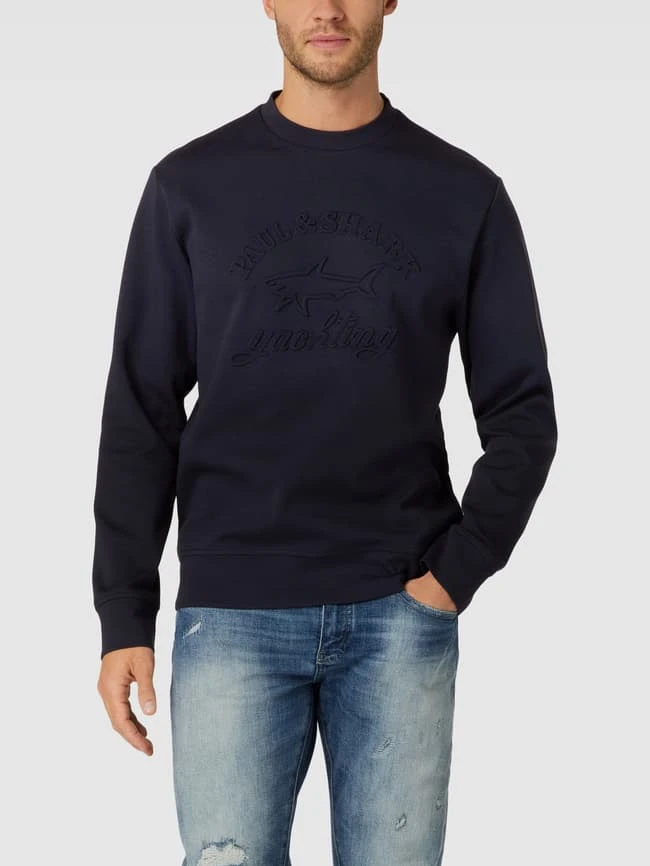 Paul&Shark Paul & Shark Sweatshirt Mit Label-Motiv - Marineblau 6 Paul&Shark Paul & Shark Sweatshirt Mit Label-Motiv - Marineblau – Bild 4